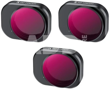 K&F Concept K&F 3pcs DJI Mini 4 Pro ND & PL 2 in 1 Filter Kit (ND8 & PL+ND16 & PL+ND32 & PL)