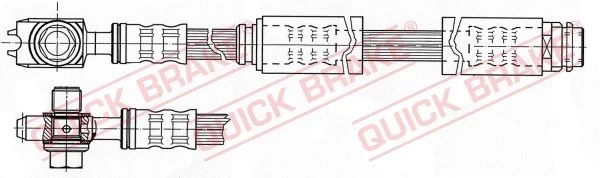 Stabdžių žarnelė QUICK BRAKE 58.962X
