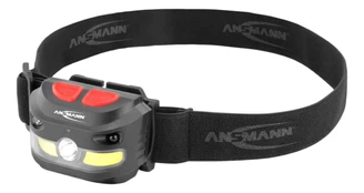 Ansmann HD250RS Black Headband flashlight COB LED kaina