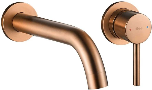 Potinkinis maišytuvas Rea Lungo, Brushed Copper, + Box