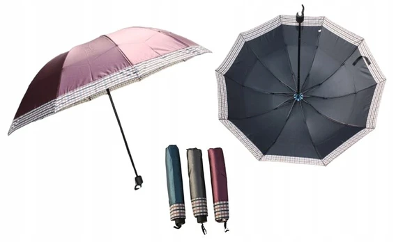 Automatinis sulankstomas skėtis su dėklu, skersmuo 110cm