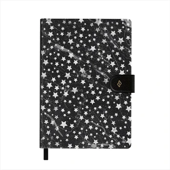 Starry Night - Stars Notebook, A5 (14.8 x 21cm) / Lined