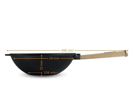 Ketaus keptuvė Ø 24 cm WOK