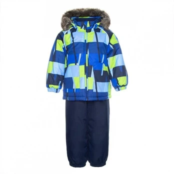 Huppa Žieminis komplektas AVERY, blue pattern/ navy