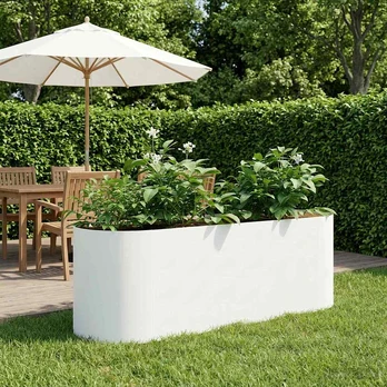 Pakelta sodo lova Balta 120 x 40 x 40 cm
