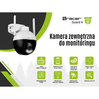 Tracer Indoor/outdoor security cam GUARD 4