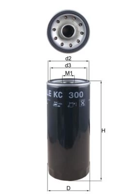 Kuro filtras KNECHT KC 300