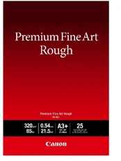 Canon PREMIUM FINEART ROUGH A3+ 25/SHEETS FA-RG1 A3+25UNI kaina