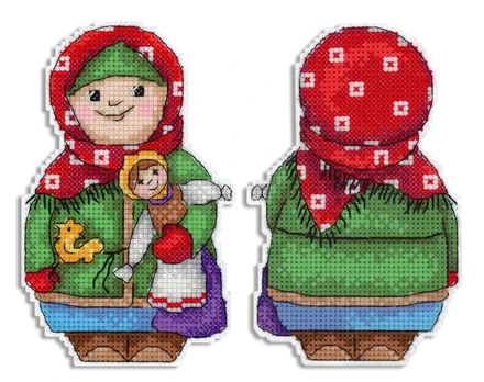 Cross stitch kit "At the festivities" SR-919