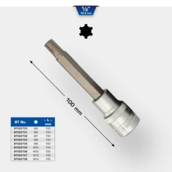 Šešiakampio lizdo komplektas KS TOOLS BT022736