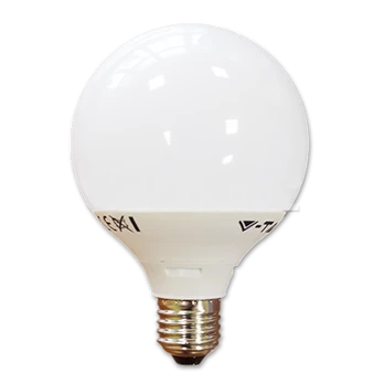 10W LED lemputė V-TAC E27 G95 Termoplastinė (6000K) balta