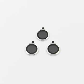 Telforceone Set of lens glasses for iPhone 17 Pro Max sidabrinis