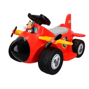 Vaikų elektrinis automobilis Mickey Mouse, raudonas