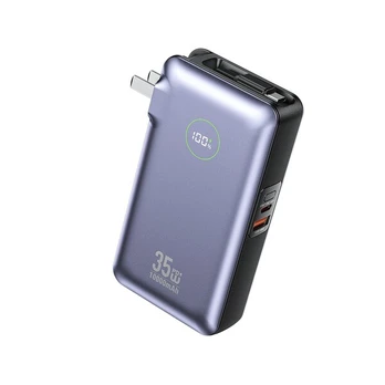 Atsarginis maitinimo šaltinis ("Power Bank") WK Design WP-105 pilka 10000mAh