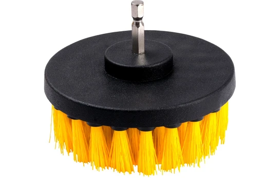 Šepetys su Hex 6.3 mm 1/4" galu Ø 100 mm