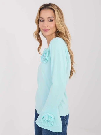 Italy Moda Bluzka-IT-BZ-22139.55-mietowy