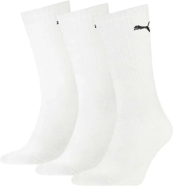 Puma Kojinės Crew Sock 3P Baltas 880355 02