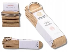 Jogos diržas medvilninis 250x3,8 cm jogos tempimo fitnesui