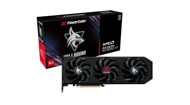 Graphics card. PowerColor RX9060XT 8G-L / OC