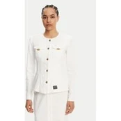 Versace Jeans Couture Džinsinė striukė 78HAS457 Balta Slim Fit