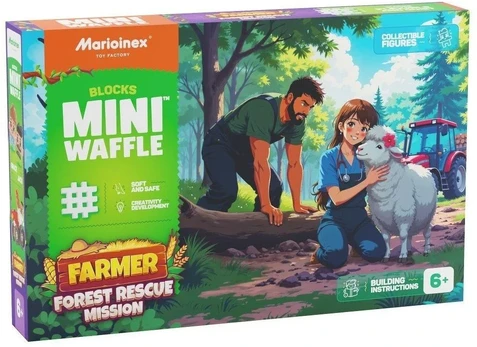 Klocki waffle Farmer Le.ak.ratun.100el 07573