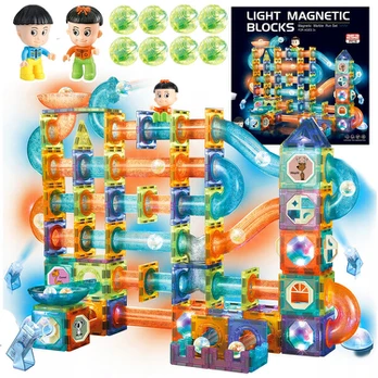 Magnetinis kamuoliukų trasos konstruktorius Stator, 252 dalių