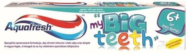 Dantų pasta Aquafresh Big Teeth, 50 ml