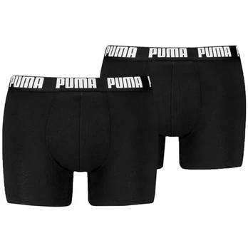 Vyriški Puma Everyday Basic 2 vnt. juodi bokseriukai 938320 01, S