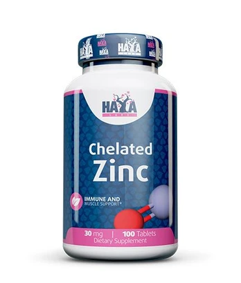 Haya Labs Zinc (Cinkas) 30mg, 100 tabl.
