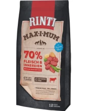 RINTI MAX-I-MUM Beef su jautiena 12 kg kaina