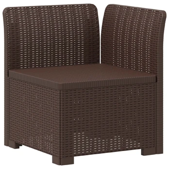 1-Vietis Sodo Sofas, Atrodo kaip Ratano PP Ruda