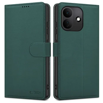 Dėklas TECH-PROTECT WALLET XIAOMI REDMI NOTE 17 PRO 5G Žalias