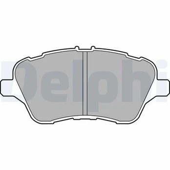 DELPHI LP2474 Brake pad set
