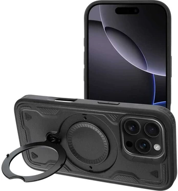 Oem Case FROST ARMOR for IPHONE 17 juodas
