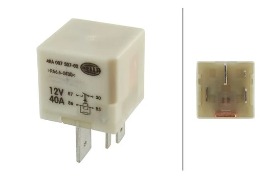 HELLA 4RA007 507-021 Glow plug relay