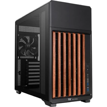Thermaltake TR300 WS (black/wood, tempered glass)