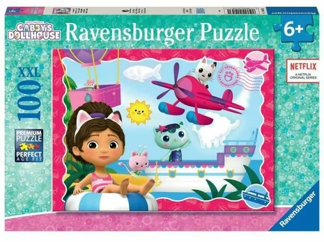Ravensburger - Puzzle Gabby's Dollhouse 100p