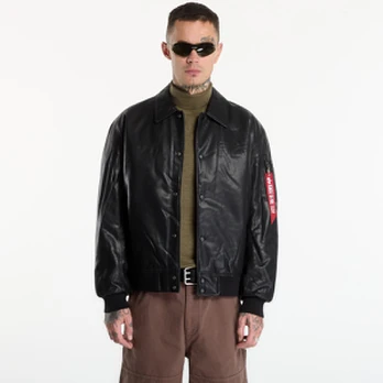 Alpha Industries PU College Jacket Black - Dydis S (258109-03 Striukės)