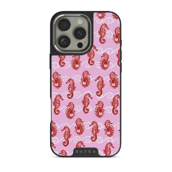 Coral Reef - iPhone 16 Pro Case, Elite Dark (MagSafe) / Silver