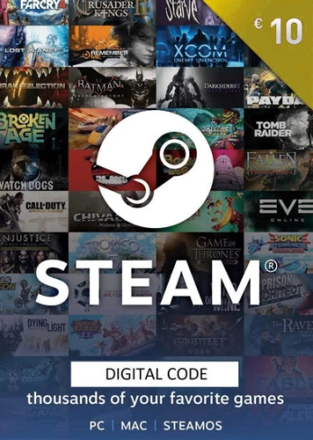 Steam Wallet Gift Card 10 EUR