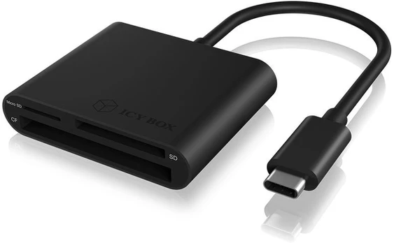 RaidSonic Adapteris Icy Box ext. Multi Kartenleser Type-C USB 3.0 extern retail