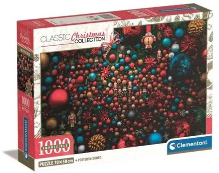 Clementoni CLE puzzle 1000 Impossible Christmas 39926