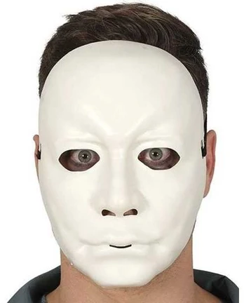 Fiesta Hvid maske