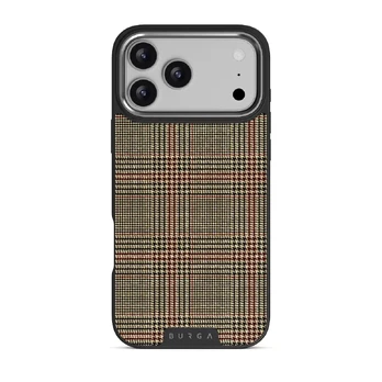 Favorite Coat - Plaid iPhone 17 Pro Max Case, Elite Dark (MagSafe) / Silver