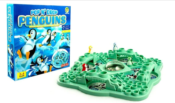 Šeimos stalo žaidimas Pop'n' drop penguins
