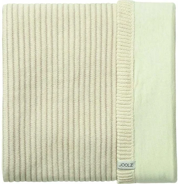 Joolz Essentials Ribbed - medvilninė vežimėlio antklodė | Baltas