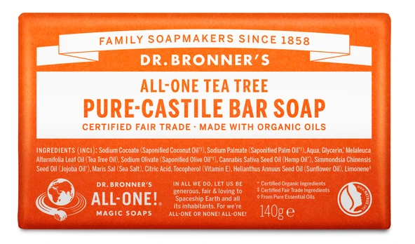 Dr. Bronner's - Bar Soap Tea Tree 140 g