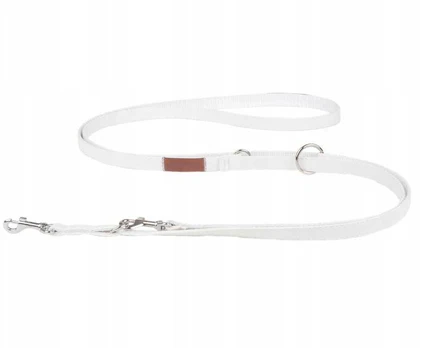Pavadėlis Amiplay Lincoln, baltas, 1-2m x 1cm