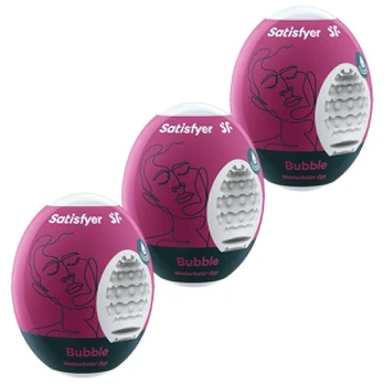 Satisfyer Bubble Masturbator Eggs 3 vnt.