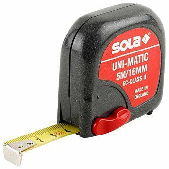 Matavimo ruletė Sola Uni - Matic UM; 5 m